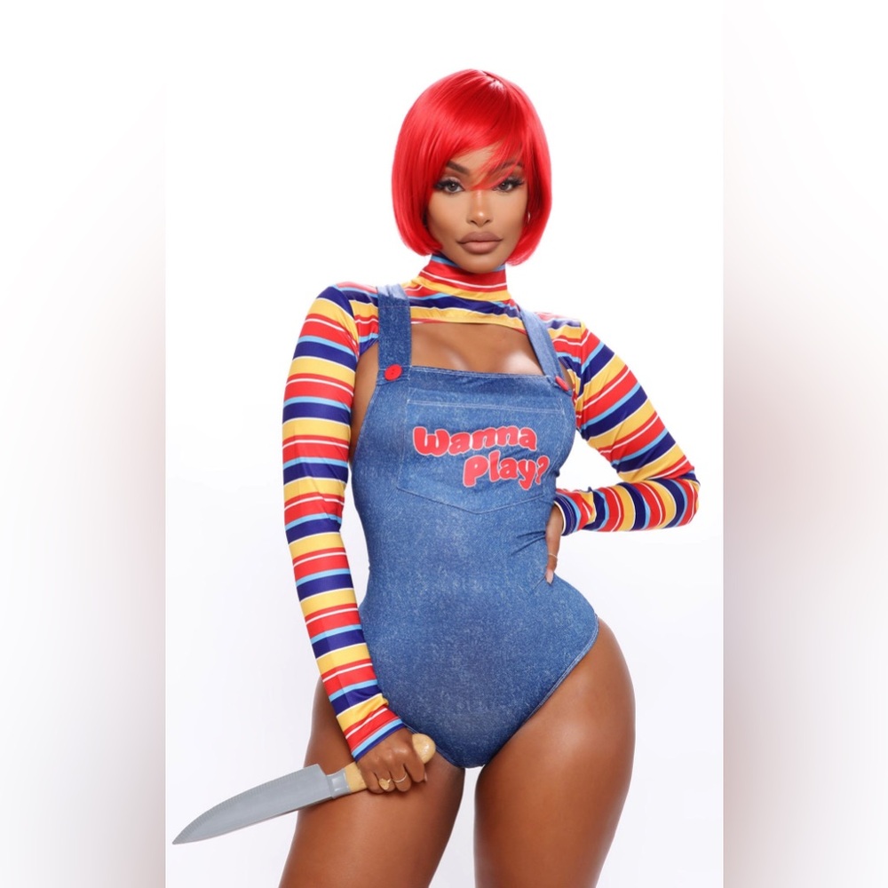 5pc Sexy Women’s Halloween costume Chucky